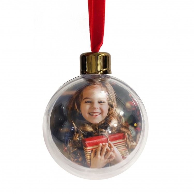 Gold Photo Bauble